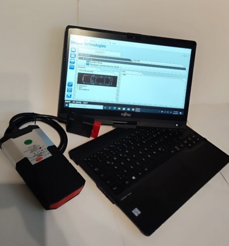 Kit Tester Auto Profesional Multimarca Turisme &amp; Camioane in limba Romana cu Laptop/Tableta Fujitsu T939, bluetooth 5.0, full activat diagnoza, programari, functii speciale - Img 7