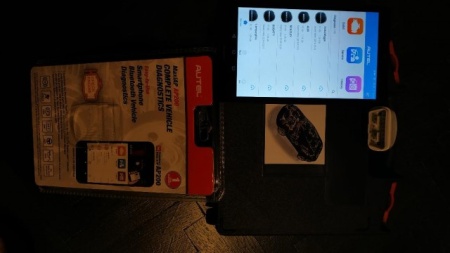 Kit Tester Diagnoza Auto Autel Light Easydiag MaxiAP Bluetooth OBD2 12V Turisme si Autoutilitare - Img 4
