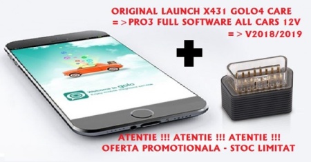 Launch GOLO4 X-Diag PRO Android Bluetooth OBDII +Tableta Android 2021: Tester Auto Profesional Turisme - Img 6