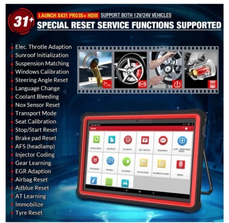 Launch original X-431 PAD V PAD 5 Tester Auto Profesional pentru programari, codare online/offline, ECU, CHEI, PIN, ADAS, DOIP, CANFD - Img 6