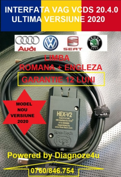 Promo: VCDS/VAGCOM HEX V2 Interfata diagnoza Update versiune 25.3X Atmega Limba Engleza/Romana - Img 6