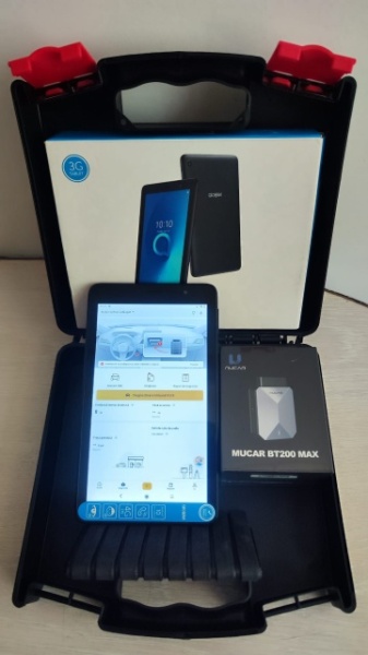 Promotie 699 lei ! Kit Interfata auto Diagnoză Mucar BT200 Max + Tableta Android, Cutie Transport, 15+ funcții de resetare cu licenta si update pe viață, Can FD, DOIP, FCA, Interfata originala - Img 11