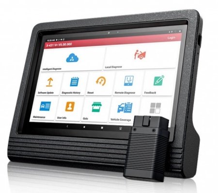 PROMOTIE Diagnoza Auto Launch X431 V+ V4.0, 2 ani Update Online, Tester multimarca profesional,Tableta 10.1 inch, OBFCM, Canfd, Functii Speciale, Codari ECU, Programari Offline &amp; Online, Licenta Nelimita - Img 2