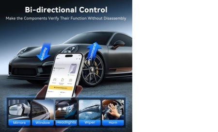 Promotie ! Interfata auto Diagnoză Mucar BT200 Max, 15+ funcții de resetare cu licenta si update pe viață, Can FD, DOIP, FCA - Img 4