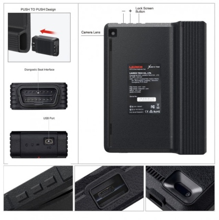Promotie !! Noul model Launch X431 V+ PRO4 PLUS Wifi/Bluetooth Tableta Toughbook 10.1'' Tester Auto Profesional Service, Meniu Romana, Raport PDF Service - Img 4