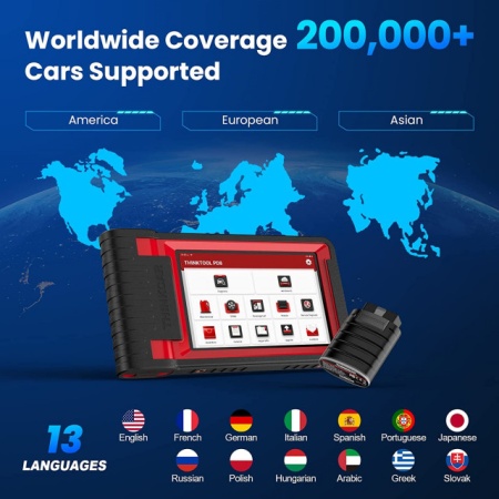 Promotie: Tester auto profesional THINKCAR Bi-Directional THINKTOOL PD8 Codare ECU, Programari, Functii Programari Active, meniu Limba Romana ! - Img 4