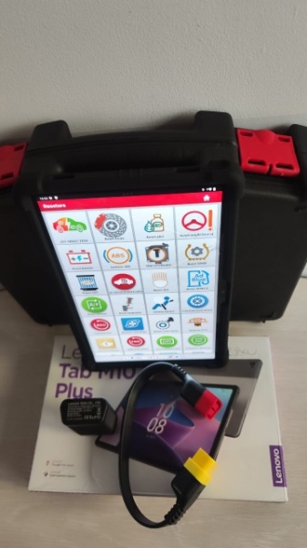 Reducere ! Kit Interfata auto Launch X431 Dbscar6/DS401Service Auto Multimarca Turisme + Autoutilitare 12V, Limba Romana + Tableta Android 9/10 Inch, 4/8/64/128Gb (Ecran Fisurat), Functii Offline + Online, Licenta Nelimitata - Img 6