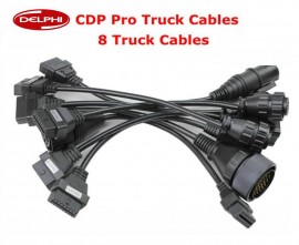 Set 8 cabluri adaptoare OBD2 Delphi pentru camioane