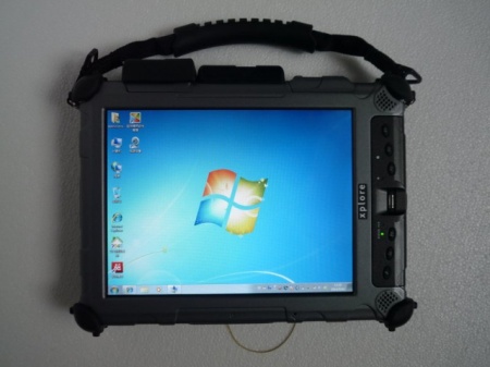 Tableta Militara Xplore iX104C5 I7 Antisoc, Antipraf, Toughbook, Touchscreen - Img 2