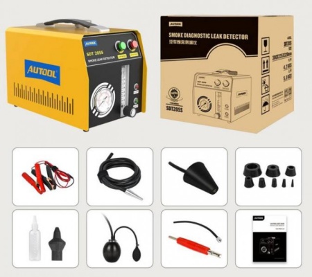 Tester auto Autool SDT205s Detectie scurgere fum turisme si camioane, Generator de fum, tester de etanșeitate - Img 6
