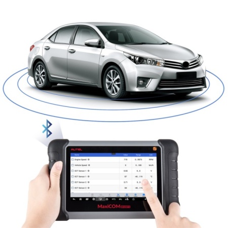 Tester auto Profesional Autel MaxiCOM MK808TS MK808S-TS Bluetooth Bluetooth, Are Activ Tpms Presiune Roti, Aparat original cu Update Online si 21 functii reset, acum si in Limba Romana - Img 3