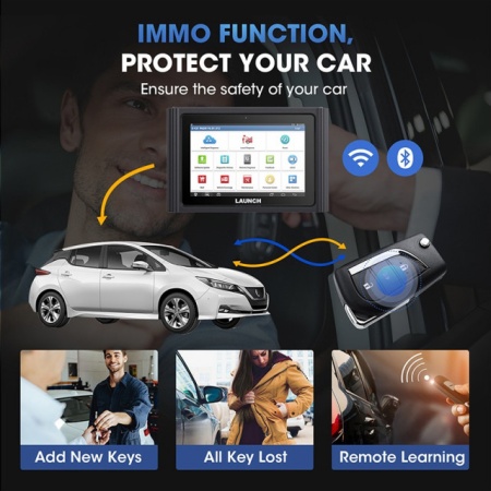 Tester auto profesional Launch original X431 PADIII / PAD III / PAD 3 V2.0 Instrument complet de diagnosticare, codificare și programare - 2 ani update - Img 2
