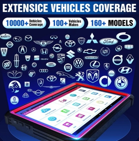 LAUNCH X431 PRO3S+ V2.0 – Scanner de diagnosticare auto profesional bidirecțional in limba Romana cu codare ECU și topologie, Tableta 10.1 Inch, 3/32+128GB, 31 Functii Speciale, Adas, 2 Ani Update - Img 6