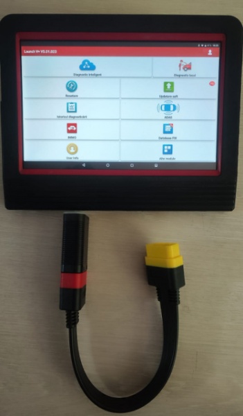 Lichidare stoc: Kit Interfata auto Launch X431 Easydiag+ Tableta Originala Launch RFB V+ 10.1 inch pentru Turisme + Autoutilitare 12V, Limba Romana, OBFCM activ, CANFD, Adas, Immo, Launch Database HaynesPro - Img 5