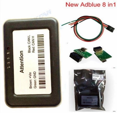 NOU Emulator 8in1 Pro camioane vehicule grele ADblue 8 in 1 VD400 cu senzor NOx - Img 4
