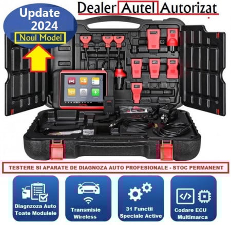 NOUL AUTEL MaxiSYS MK906BT Wireless Tester Auto Profesional Universal Produs Original 100%, obfcm activ