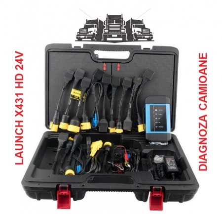Original Launch HD3.0 X431 V+ PRO4 Heavy Duty Truck Diagnostic Adapter (Tiruri, Camioane), model NOU - Img 2