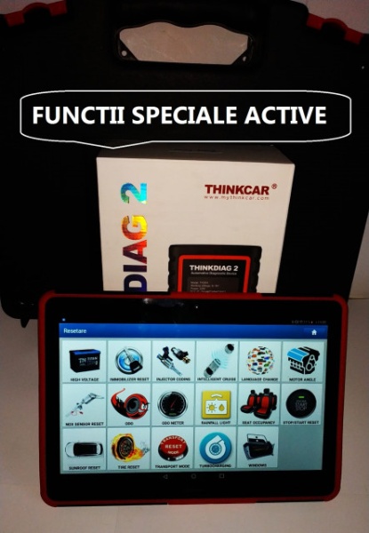 PROMOTIE Activa => Kit Interfata Auto Profesionala ThinkDiag2 Launch V+ Multimarca Turisme&amp;Camione, Diagnoza+Programari+Immo+HaynesPRO+TMPS+ Masini Electrice+ADAS, Tableta inclusa cu 37 Functii Speciale Active - Img 5