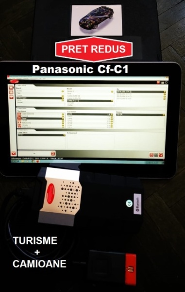 Promotie Kit Diagnoza Auto Multimarca OBD2 + TABLETA Antisoc Panasonic SSD Tester Profesional Multimarca Turisme &amp; Autoutilitare &amp; Camioane in Romana - Img 12
