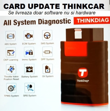Promotie Update 12 luni Thinkcar Thinkdiag Original APK (T-Card / TCodeOficial Acces Update la ZI), NU necesita cost livrare, este full software toate turismele + autoutilitarele 12V - Img 5