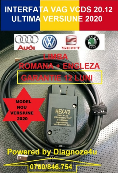 Promotie ! VCDS/VAGCOM HEX V2 Interfata diagnoza Update 2026, Ultima Versiune ! - Img 2