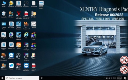 Tester Auto ORIGINAL Mercedes Xentry C6 Diagnostics VCI Bosch + Laptop Militar Panasonic Refurbished - Img 7