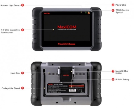 TESTER INTERFATA DIAGNOZA AUTO AUTEL MAXICHECK MX808TS - Img 5