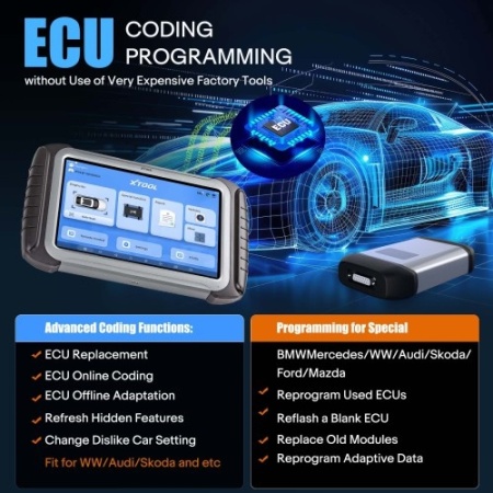 XTOOL IP919PRO Tester auto multimarca = Diagnosticare profesionala completă, suport codare ECU, protocol DOIP / CANFD și autentificare automată FCA inclusa in pret, Update Online 3 ani - Img 8