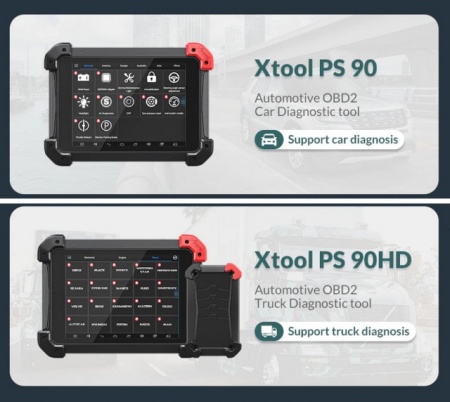 XTOOL PS90 PRO Tester diagnoza auto profesional multimarca turisme, camioane, autobuze si tractoare - Img 7