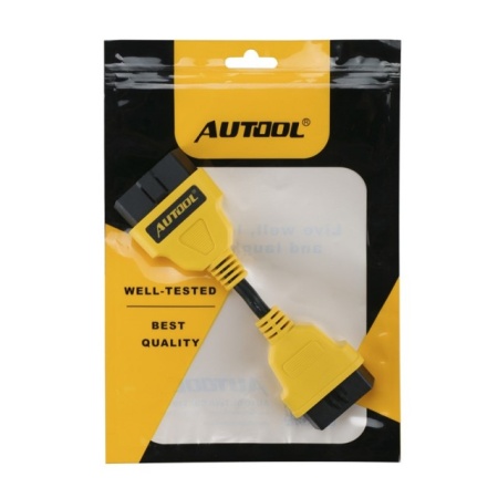 Cablu adaptor prelungitor OBD2 mama tata / tester auto pentru Launch X431 IDIAG/Easydiag/Pro/Pro3/V/GOLO/Mdiag/ELM327 Original AUTOOL 14CM - Img 5