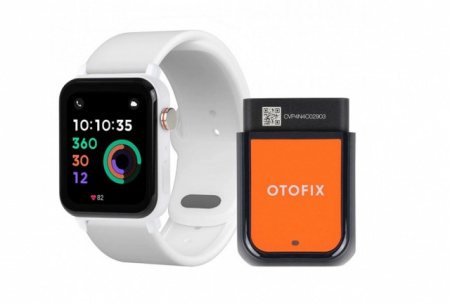 Ceas Inteligent / Smartwatch OTOFIX modelul cu VCI, 3-în-1: Cheie inteligentă+Ceas inteligent+Telefon inteligent, Comandă vocală, Blocare/deblocare uși, Telecomandă portbagaj + Bluetooth, Ritm cardiac, Giroscop, Monitorizare Somn
