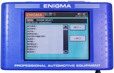 Enigma Tool, cel mai bun tester auto profesional de reprogramare kilometrii - Img 2