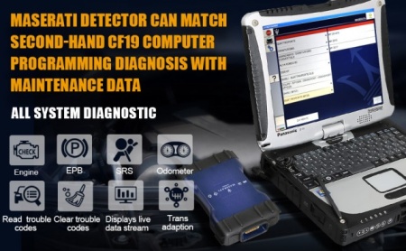 Interfața AUTO Maserati MDVCI cu laptop CF19 Full Activat Diagnoza, Programare, Mententanta - Img 8