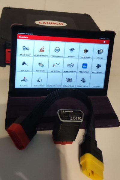 Kit Interfata auto Launch X431 Easydiag Dbscar6/DS402 + Tableta Android 10.1 inch pentru Turisme + Autoutilitare 12V, Limba Romana, OBFCM activ, CANFD, Adas, Immo, Launch Database HaynesPro - Img 5