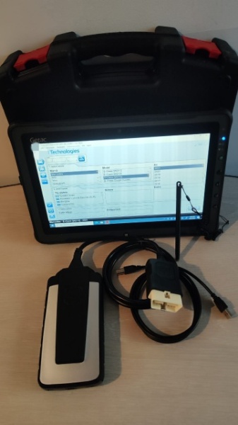 Kit Tester auto 3in1 Multimarca Turisme+Autoutilitare+Camioane, Tableta Getac F110 Touchscreen 11.6 Inch in Limba Romana, Full Activat - Img 8