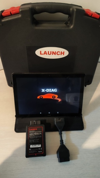 Kit Tester Auto Launch X431 Dbscar5 DS201 + Tableta Huawei 10.1' update la zi, Husa Thoughbook, Prelungitor OBD2, Cutie Transport, Uz profesional / Service Auto Multimarca - Img 2