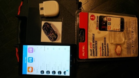 Kit Tester Diagnoza Auto Autel Light Easydiag MaxiAP Bluetooth OBD2 12V Turisme si Autoutilitare - Img 5
