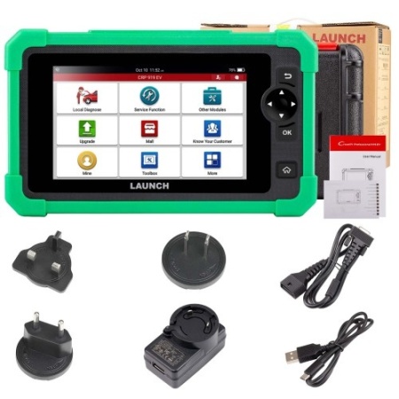 Launch X431 CRP919 EV, Tableta Thoughbook Verde 4/64Gb, Tester auto multimarca dedicat masinilor electrice cu peste 43 de funcții de service, bidirectional, codari si adaptari online, 2 Ani update online Gratuit - Img 6