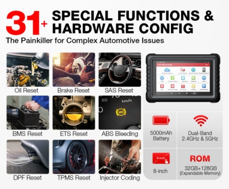 Lichidare Stoc ! Original Launch X431 PROS V1.0 3/32GB cu Bluetooth 5.0 Generatia III Codare ECU, OBFCM, CANFD, Programari, Functii Online, Update 24 Luni ! - Img 5