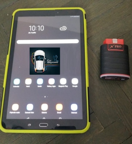 Noua Interfata Diagnoza Auto EasyDiag PRO4S T4.0S Android Bluetooth cu tableta 10.1 Inch, Husa Thoughbook