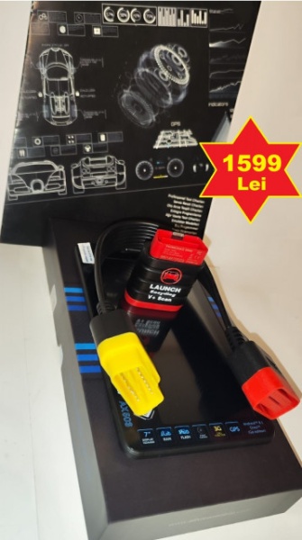 PROMOTIE Kit Interfata Auto LAUNCH V+ Tableta 7 inch Inclusa, Limba Romana, Full activa Diagnoza, Programari, Functii Speciale, OBFCM, CANFD, IMMO, HaynesPro, 12 luni Update Online - Img 7