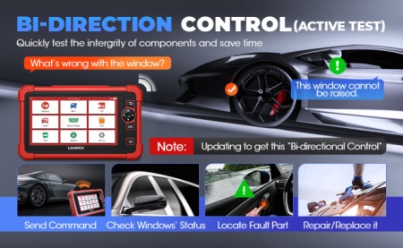 Promotie !Tester Diagnoza Auto LAUNCH X431 CRP919X 3/32GB Bi-Directional, 31+ Functii Service Active, Toate sistemele auto accesate: IMMO, CAN FD/DoIP, Codare ECU - Img 7