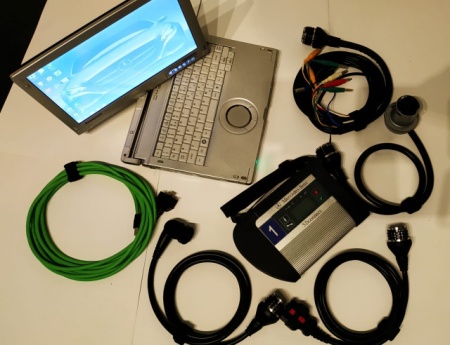STAR COMPACT C4 SD Connect Pro + Laptop I5 Tester auto profesional Service Mercedes in Limba Romana up-date la zi, turisme, autoutilitare, camioane 12/24V - Img 5