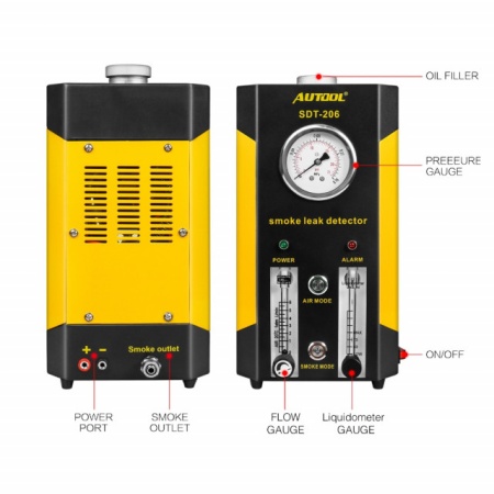 Tester auto Autool SDT-206 Detectie scurgere fum turisme si camioane - Img 2