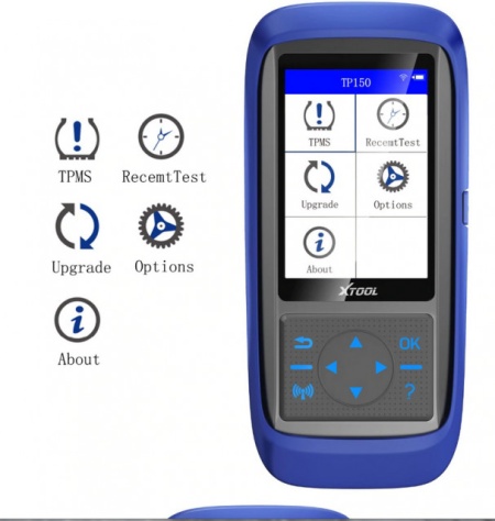 Tester auto monitorizare presiune pneuri / anvelope XTOOL TP150 315&amp;433 MHZ - Img 2