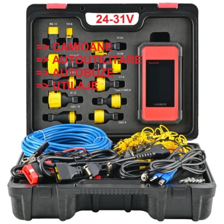 Tester Auto Multimarca Camioane/Autobuze/Autoutilitare/Utilaje - Noul aparat Launch X431 SmartLink C 8/256GB CAN/ DoIP/ CAN FD/ J2534 Full Activat Service Auto - Img 8