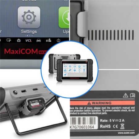 Tester auto Profesional Autel MaxiCOM MK808TS MK808S-TS Bluetooth Bluetooth, Are Activ Tpms Presiune Roti, Aparat original cu Update Online si 21 functii reset, acum si in Limba Romana - Img 5