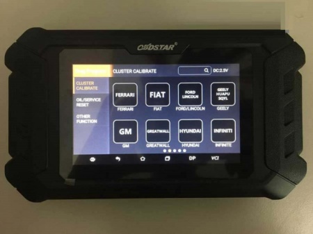 Tester kilometrii ODO MASTER original Obdstar Odomaster, tableta android 5-inch touchscreen - Img 5