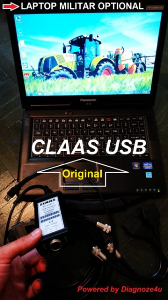 Tester profesional de diagnoza CLAAS DIAGNOSTIC KIT (CANUSB) Limba Romana - Img 8
