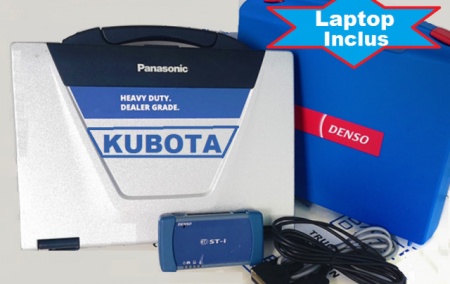 Tester profesional KUBOTA DIAGNOSTIC KIT (DST-i), laptop militar inclus - Img 2